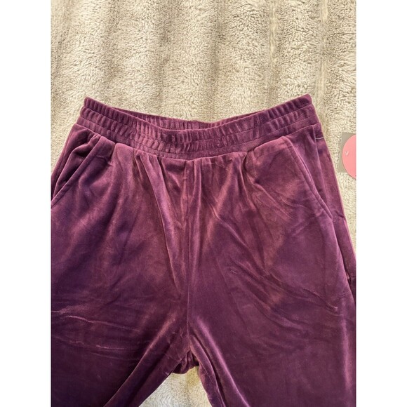 Lark + Grey Maternity Burgundy Sweat Pants Size Small - Picture 4 of 9